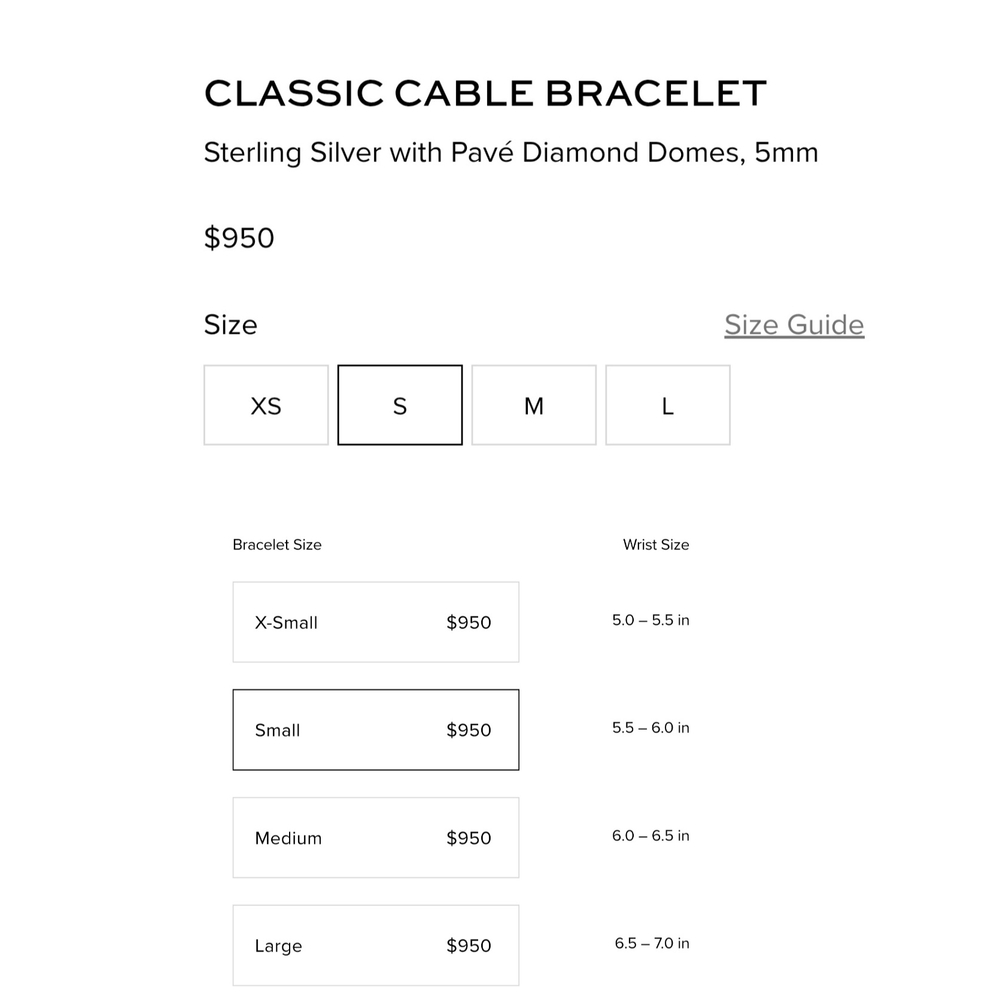 David Yurman Classic Cable Bracelet With Pavé Diamond Domes, 5mm - Picture 8 of 8